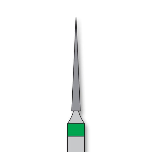 iSmile FG #859.010 C Needle Diamond Bur, Coarse Grit, 1.0 mm Head, 5/Pk