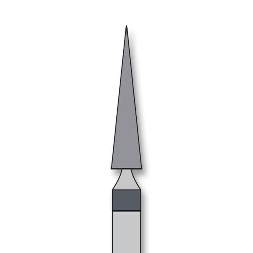 iSmile FG #859.021 SC Needles Diamond Bur, Super Coarse, 2.1 mm Head, 10.0 mm Length, 5/Pk