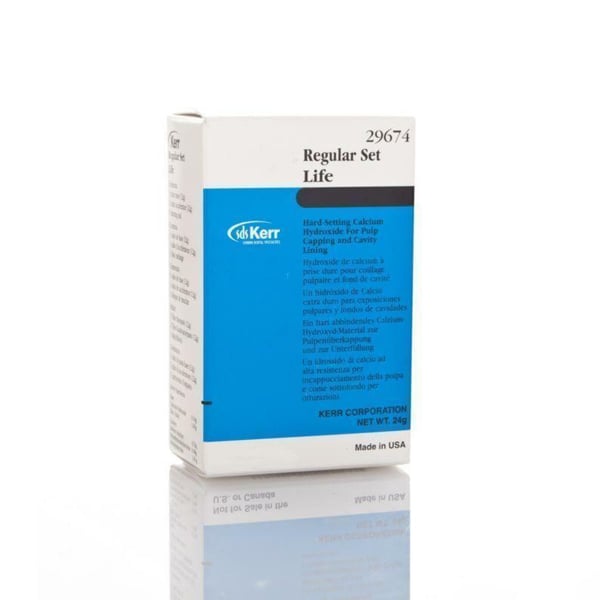 Kerr Life Regular Set Hard-Set Calcium Hydroxide Base, Export Package, Single Kit