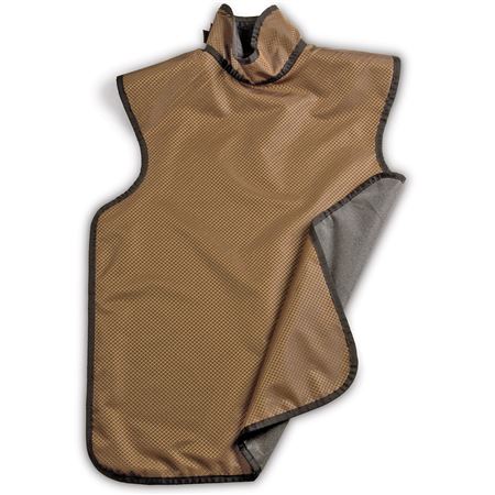 Kling-Kuver Adult X-Ray Apron with Collar, Zebra Print, 0.3mm Lead, 23"W x 28"L, 5.6 lb