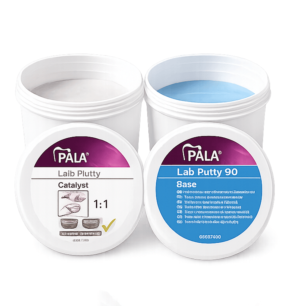 Kulzer Pala Lab Putty 90 Addition-Curing Silicone, Light Blue, 10 kg (2 x 5 kg), 1/Pk