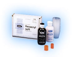Flexacryl Soft - Pink, Reline Acrylic, Professional Package: 100 g Powder, 118 mL Liquid, 1123-PINK