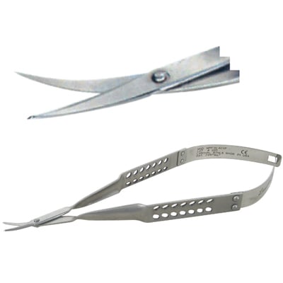 Laschal 15.7 cm Curved Sharp/Sharp Scissors, 2.2 cm Blades