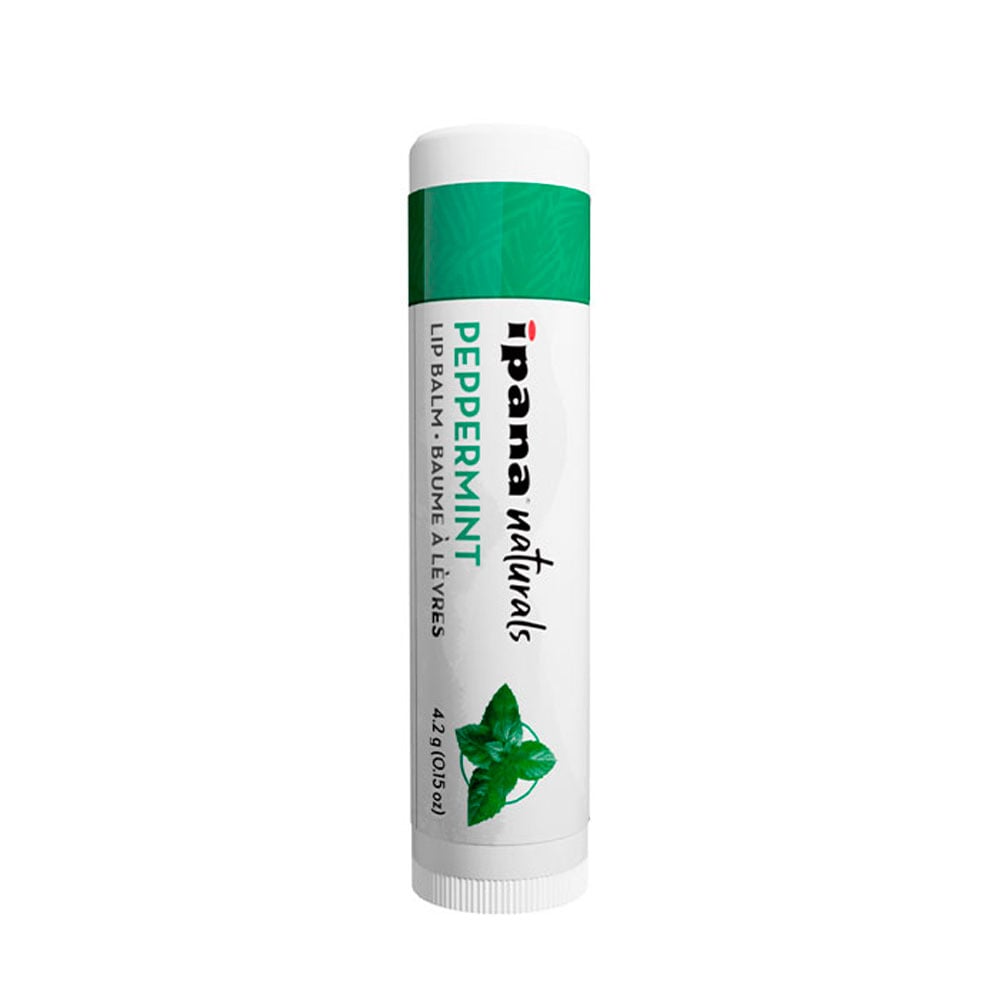 Ipana Naturals Lip Balm, Peppermint, 4.6g Tube, 50/Bag