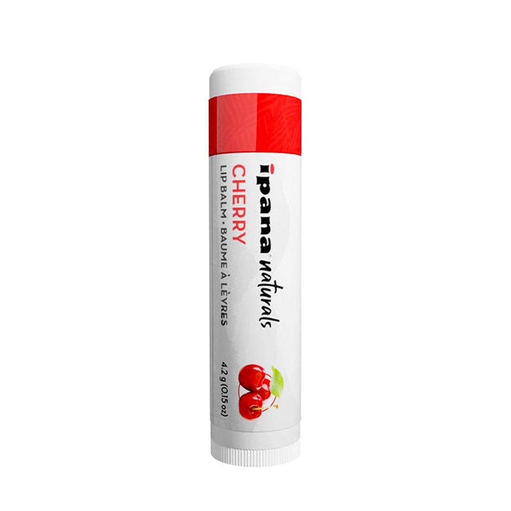 Ipana Naturals Lip Balm, Cherry, 4.6g Tube, 50/Bag