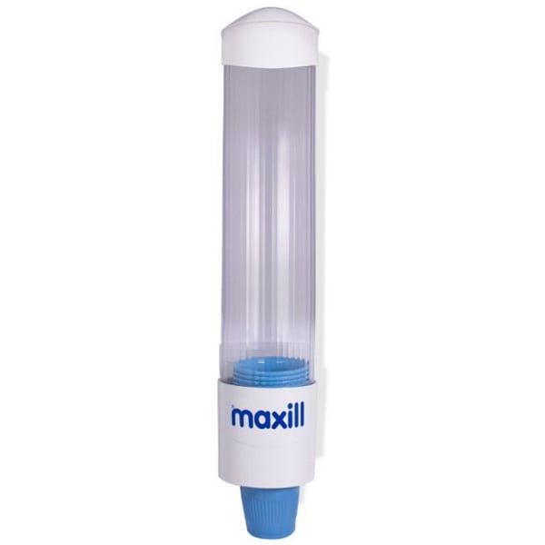 Maxill Cup Dispenser, Holds 4 and 5 oz. Maxi-Cups, Single Dispenser, Easy Installation