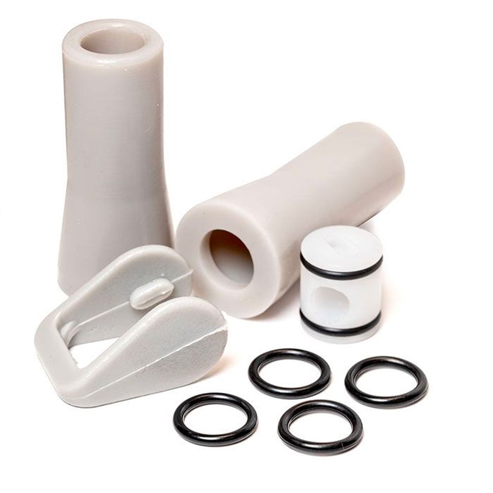 Maxill HVE ST Valve Repair Kit for Maxchek ST Saliva Ejector Valve (Soft Tip), Includes 2 Large Soft Tips, 1 Valve Spool, 4 Large O-Rings, 1 Large Lever