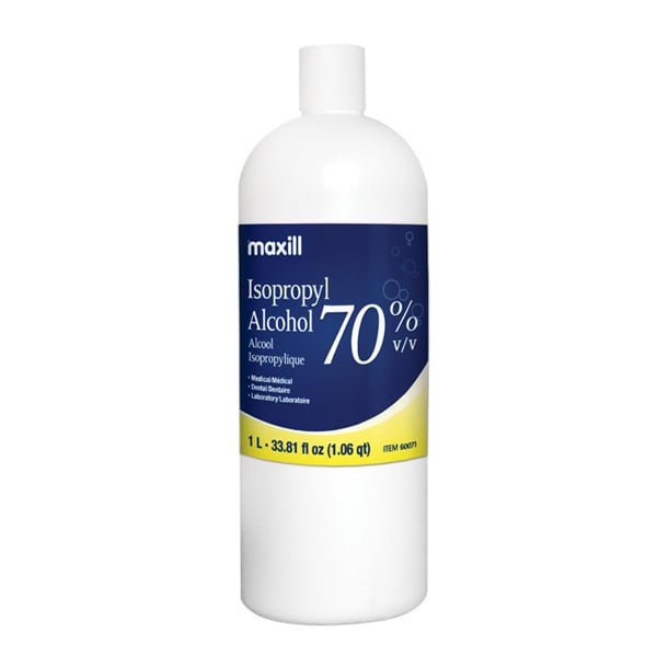 Maxill Isopropyl Alcohol 70%, 1.06 Quart (1L) Bottle, 1/Pk