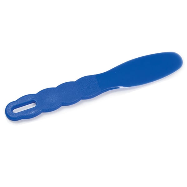 maxill Easy Grip Textured Wave Handle Spatula, Autoclavable, Blue, Single Spatula
