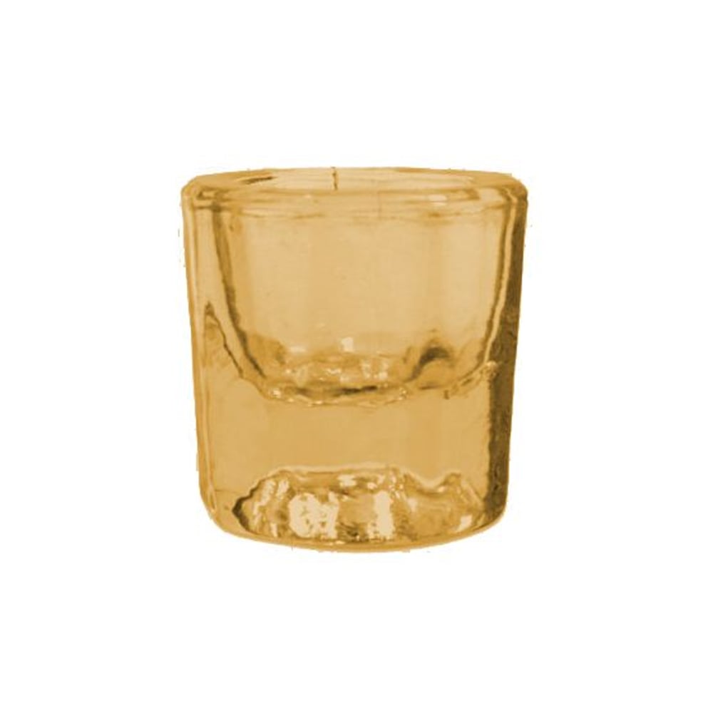 Maxill Autoclavable Glass Dappen Dish, 1" Tall, Amber, 1/Pk