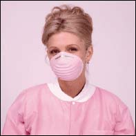 Maytex Blue Fluid Resistant Molded Cone Face Mask, BFE 99% at 3.6 Micron, Latex-Free, 50/Box, 01KZ65A7B7V283D2C3HVJ1QDZB