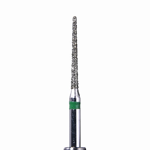 Defend FG #850.010 Coarse Grit Round End Taper Diamond Burs, 10/Pk