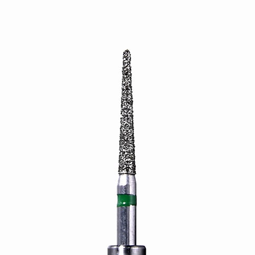 ODS Precision Diamond FG #850.014 Coarse Grit Round End Taper Diamond Burs, 10/Pk