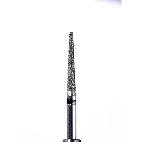 ODS Precision Diamond FG #850.014 Super Coarse Grit, Round End Taper Diamond Bur, 10/Pk