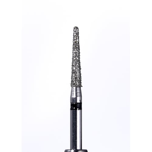 ODS Precision Diamond FG #856.014 Super Coarse Grit, Round End Taper Diamond Bur, 10/Pk
