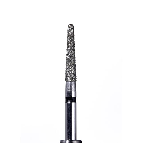 ODS Precision Diamond FG #856.016 Super Coarse Grit, Round End Taper Diamond Bur, 10/Pk