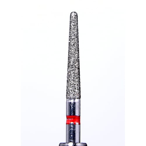 ODS Precision Diamond FG #856L.018 Fine Grit, Round End Taper Diamond Burs, 10/Pk