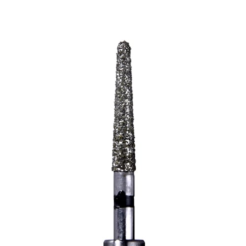 ODS Precision Diamond FG #856L.018 Super Coarse Grit, Round End Taper Diamond Bur, 10/Pk