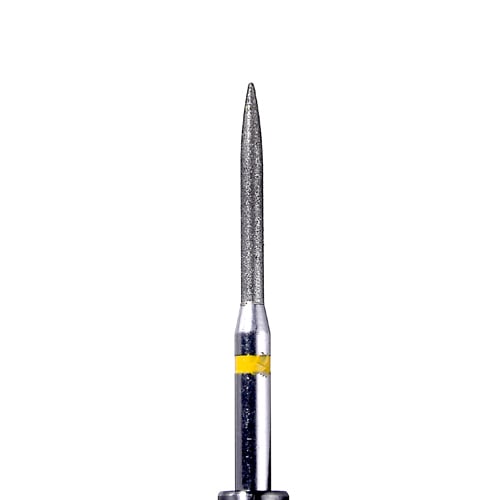 ODS Precision Diamond FG #863.012 Super Fine Grit Flame Diamond Burs, 10/Pk