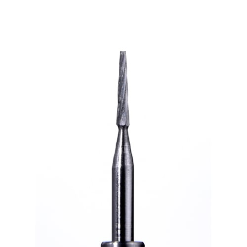 ODS Precision Carbide FG #169L Taper Fissure Plain Cut Bur, Long Head, 10/Pack
