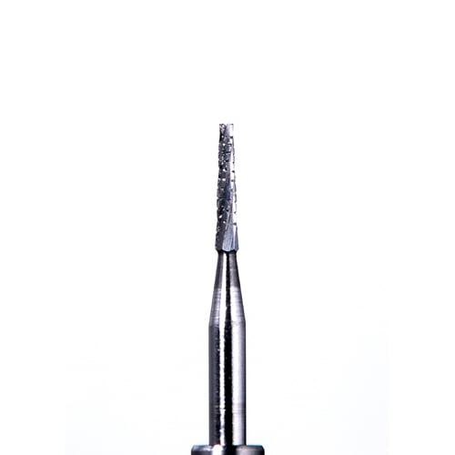 ODS Precision Carbide FG #700L Taper Fissure Crosscut Bur, Long Head, Pack of 10