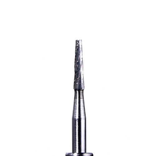 ODS Precision Carbide FG #701L Taper Fissure Crosscut Bur, Long Head, 10/Pack