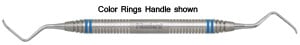 Nordent Prichard #1-2 Double End Periodontal Surgery Curette, Large Mirror, Standard Handle