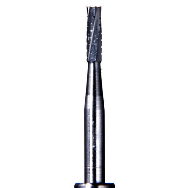 ODS Precision Carbide FG #58 SL (Surgical Length) Straight Fissure Plain Carbide Bur, 10/Pk