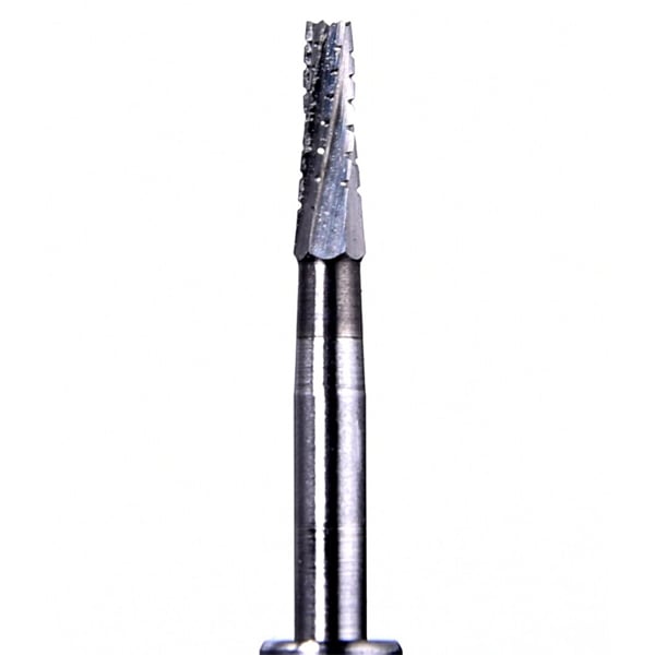 ODS Precision Carbide FG #702 Taper Fissure Crosscut Carbide Bur, Pack of 10