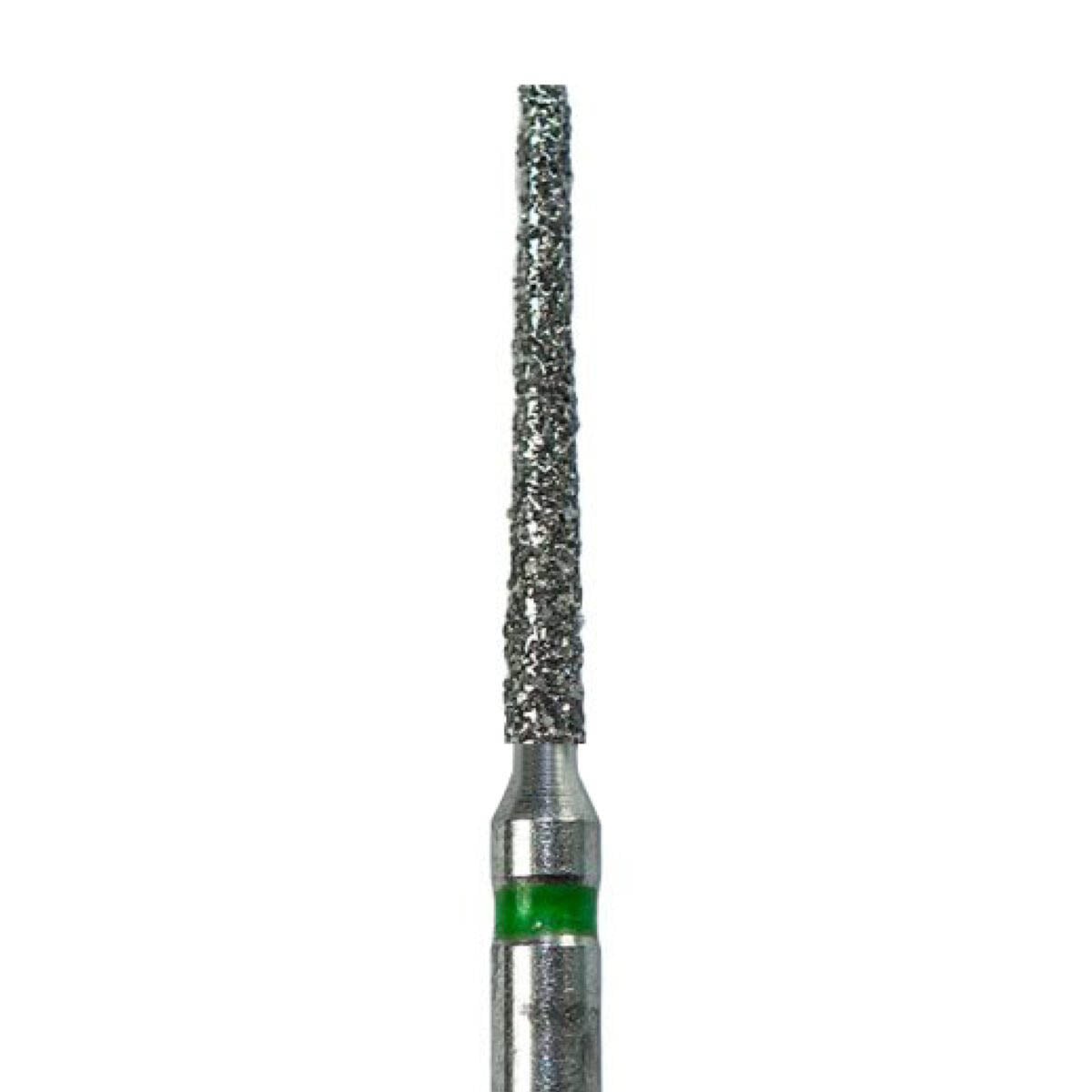 ODS Precision FG #848.012 Coarse Grit Flat End Taper Diamond Burs, 1.2mm Head Diameter, 10/Pk