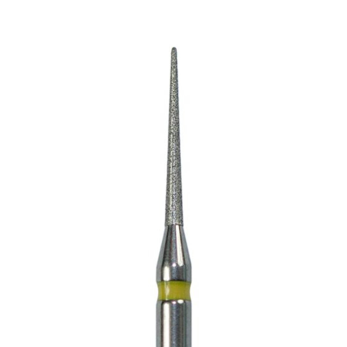 ODS Precision FG #858.010 Super Fine Grit Needle Shaped Diamond Burs, 1.0mm Head Diameter, 10/Pk