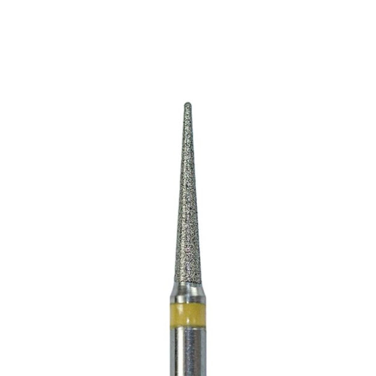 ODS Precision FG #858.015 Super Fine Grit Needle Shaped Diamond Burs, 1.5mm Head Diameter, 10/Pk