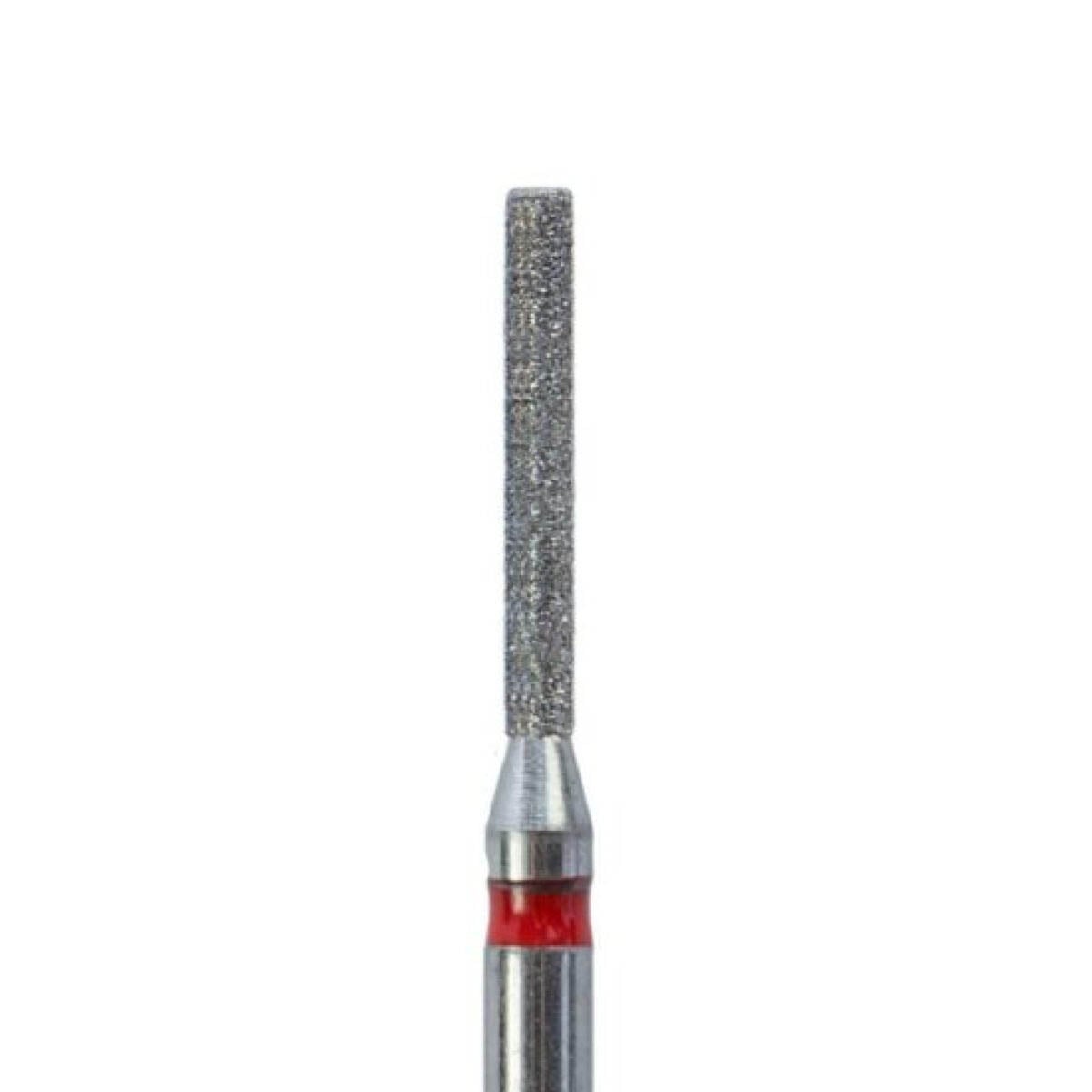 ODS Precision FG #837.012 Fine Grit Flat End Cylinder Diamond Burs, 1.2mm Head Diameter, 10/Pk