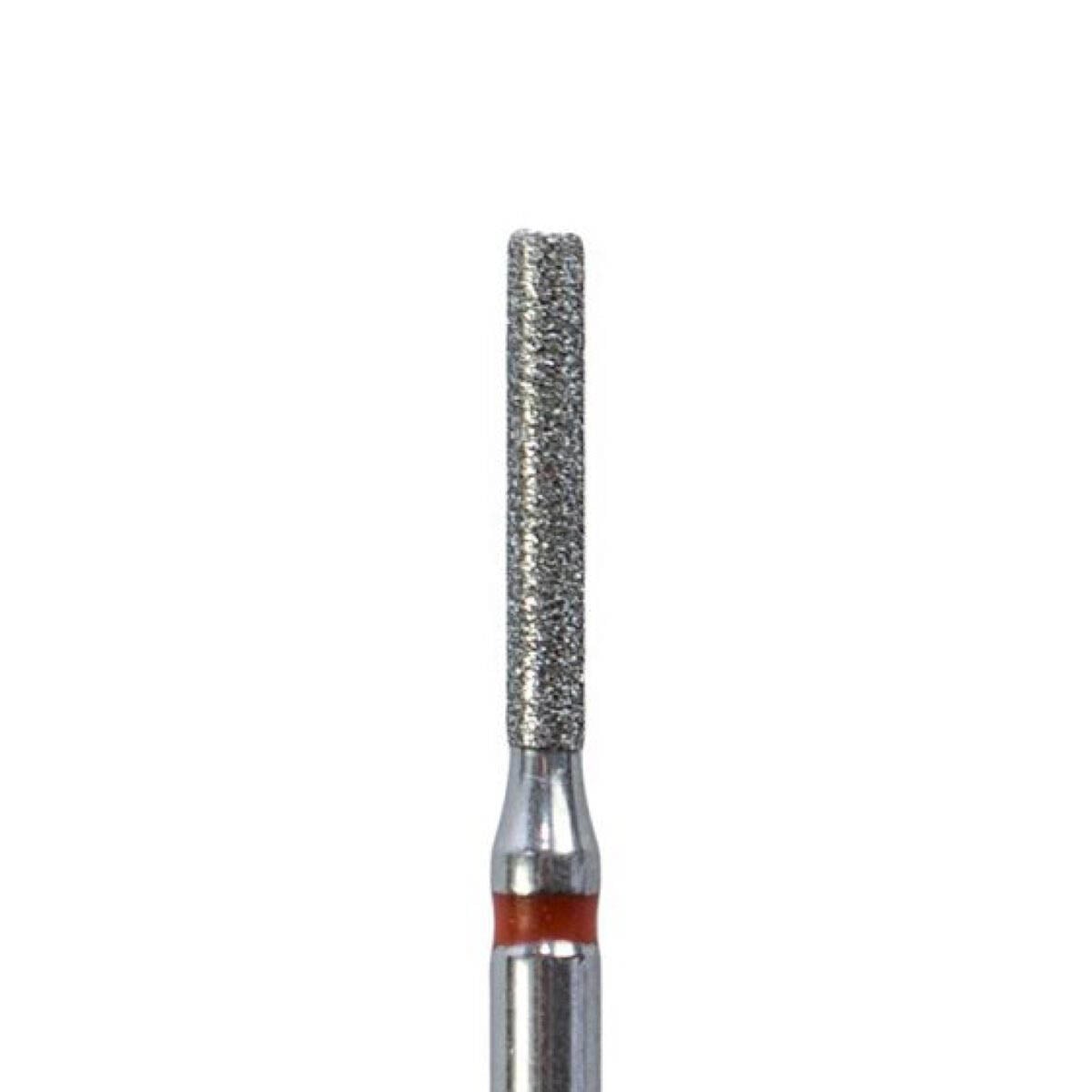 ODS Precision FG #837.014 Fine Grit Flat End Cylinder Diamond Burs, 1.4mm Head Diameter, 10/Pk