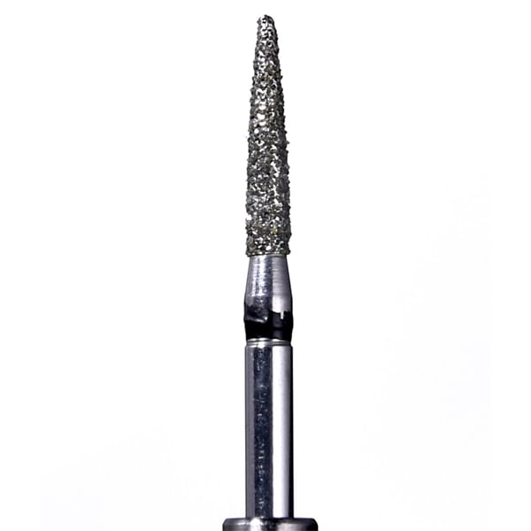 ODS Precision Diamond FG #862.014 Coarse Grit Flame Diamond Bur, 10/Pk