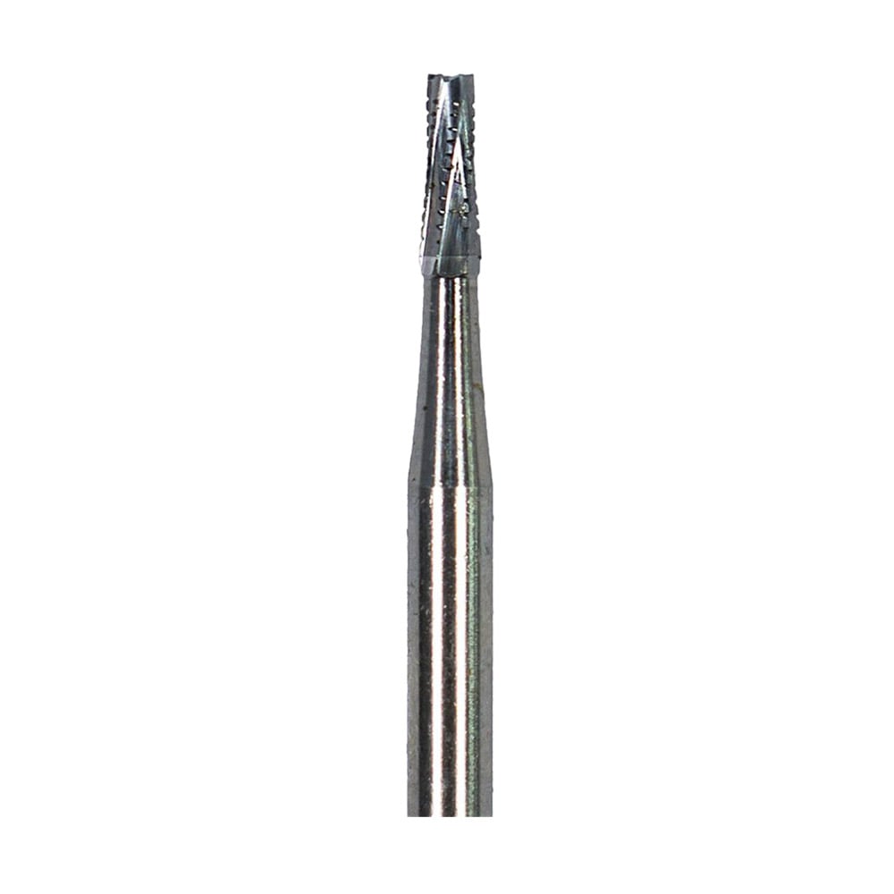 ODS Precision HP 702L Flat-End Taper Cross Cut Oral Surgery Carbide Bur, 10/Pk