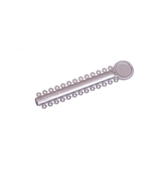 OrthoExtent Orthodontic Ligature Ties, Silver/Grey, 26 Ties per Stick, 1040 Ties per Bag