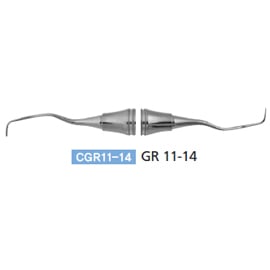 Osung GR 11-14 Gracey Dental Curette, Stainless Steel Handle, American Type