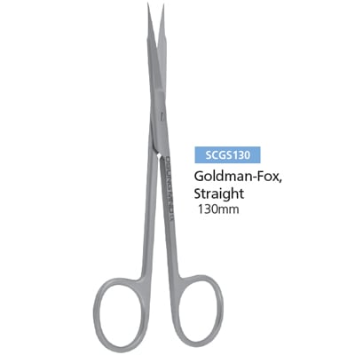 Osung Goldman-Fox 5" (130mm) Straight Scissors