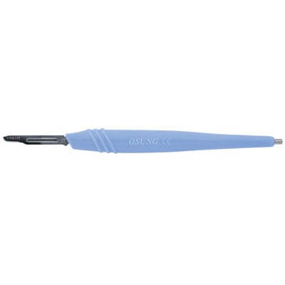 Osung Silicone Scalpel Handle, Straight, Ergonomic, Autoclavable