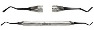 Osung Composite Instrument with Titanium Tips, CT 1, Combination of Paddle and Rounder Condenser Tips
