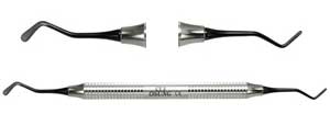 Osung Composite Instrument with Titanium Tips, CT 2, Combination of Paddle and Rounder Condenser Tips, 3.2mm/1.4mm