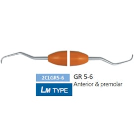 Osung GR 5-6 Gracey Curette, Silicone Handle, Anterior/Premolars, LM Type (European)