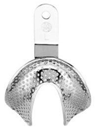 Osung Edentulous Impression Tray, Ni-Brass, XL Lower, Single Tray