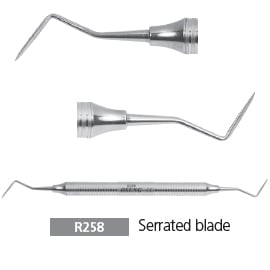 Osung R258 Serrated Blade Dental Periotome