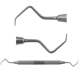 Osung GR 9-10 Rigid Gracey Curette, Stainless Steel Handle, American Type, For Molars
