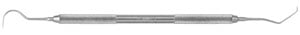 Osung #5H Double End Dental Explorer, Stainless Steel Handle, Rigid Tips, Single Instrument