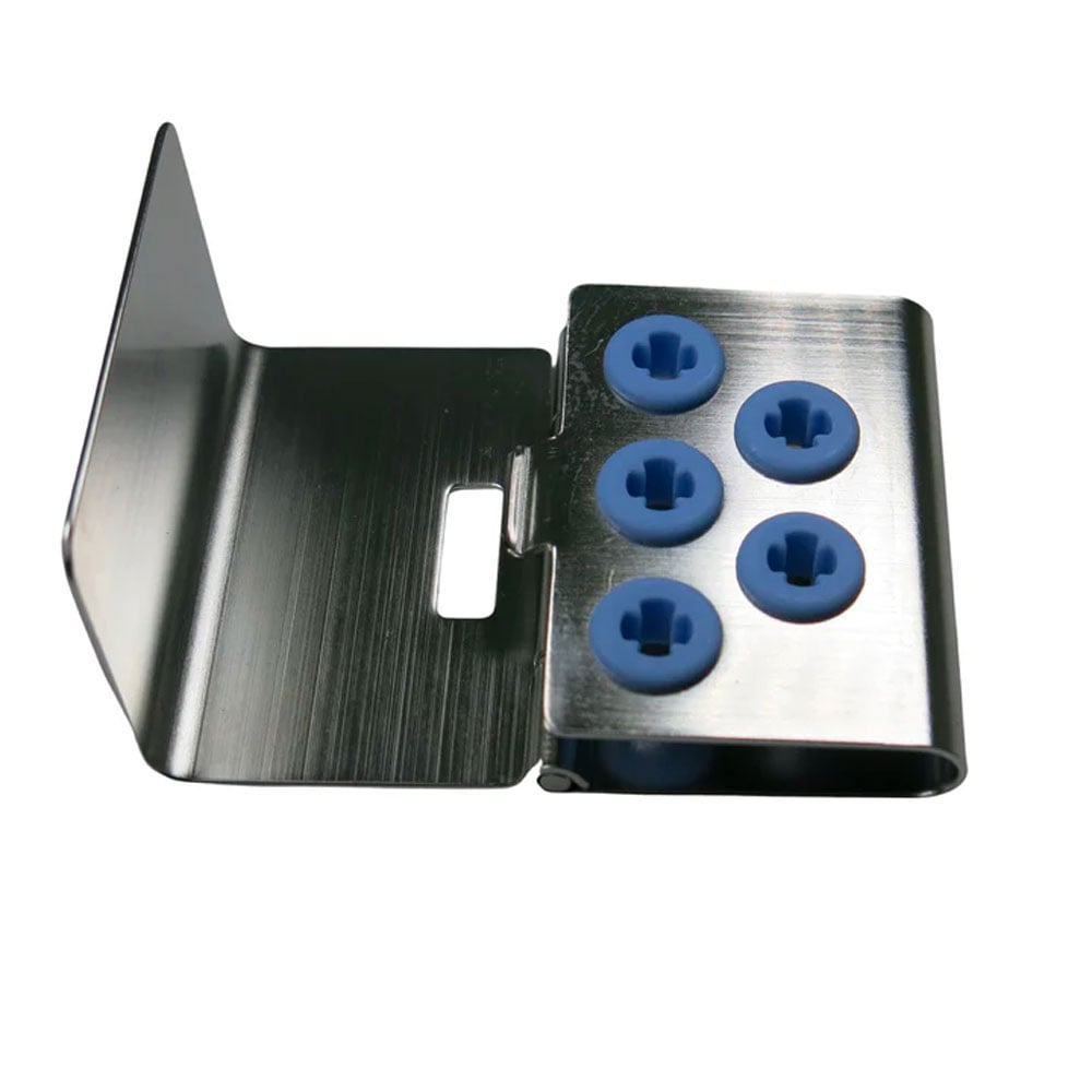 Osung Ultrasonic Scaler Tip Stand, UST-STND-5, 5 Tips Capacity, Autoclavable, Stainless Steel
