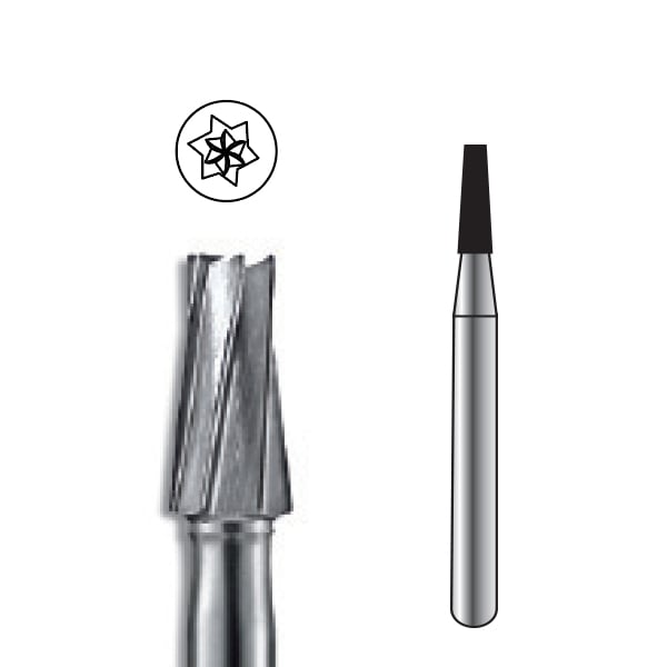 Pac-Dent FG #171 Taper Fissure Carbide Bur, Package of 10 Burs