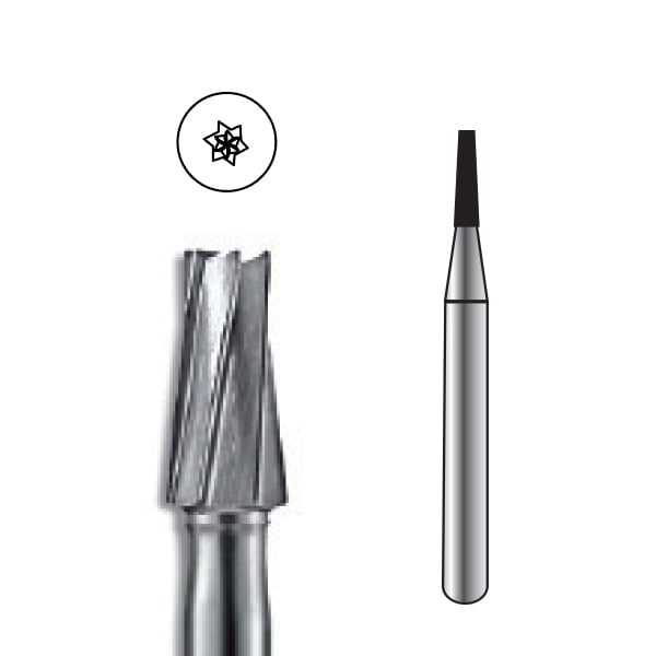 Pac-Dent FG #169 Taper Fissure Carbide Bur, Package of 10